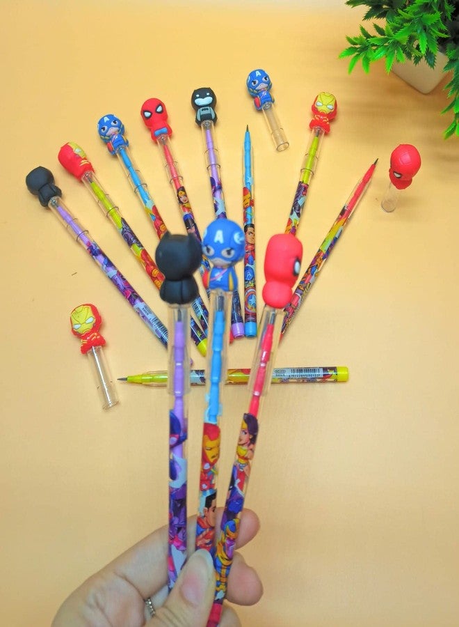 Tera13 Grey Pencil Set for Boys (3 Pcs) - Cartoon Pencils for School, Return Gifts for Kids, Stationery. - Image 5